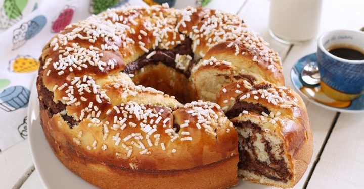 Ciambella di pan brioche alla Nutella