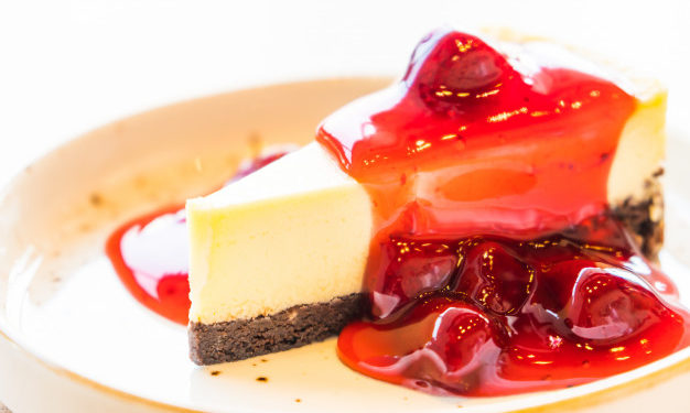 Cheescake cotta ai frutti di bosco