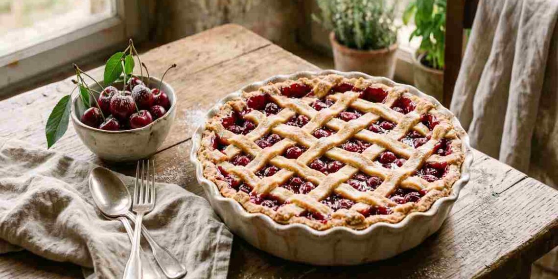 L’oro rosso dell’estate: La crostata alle ciliegie, il dolce che sa di casa