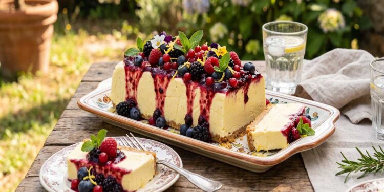 Il Re dell’estate in tavola: Semifreddo cremoso al limone e frutti di bosco