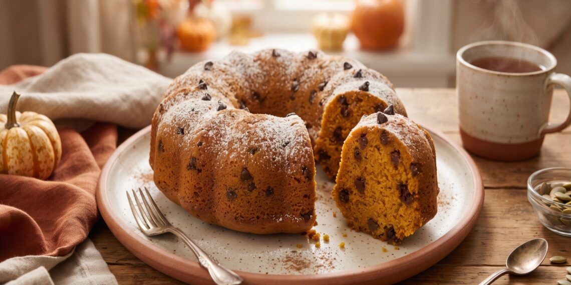 Il sapore dell’autunno in una fetta: la ciambella soffice alla zucca