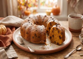 Il sapore dell’autunno in una fetta: la ciambella soffice alla zucca
